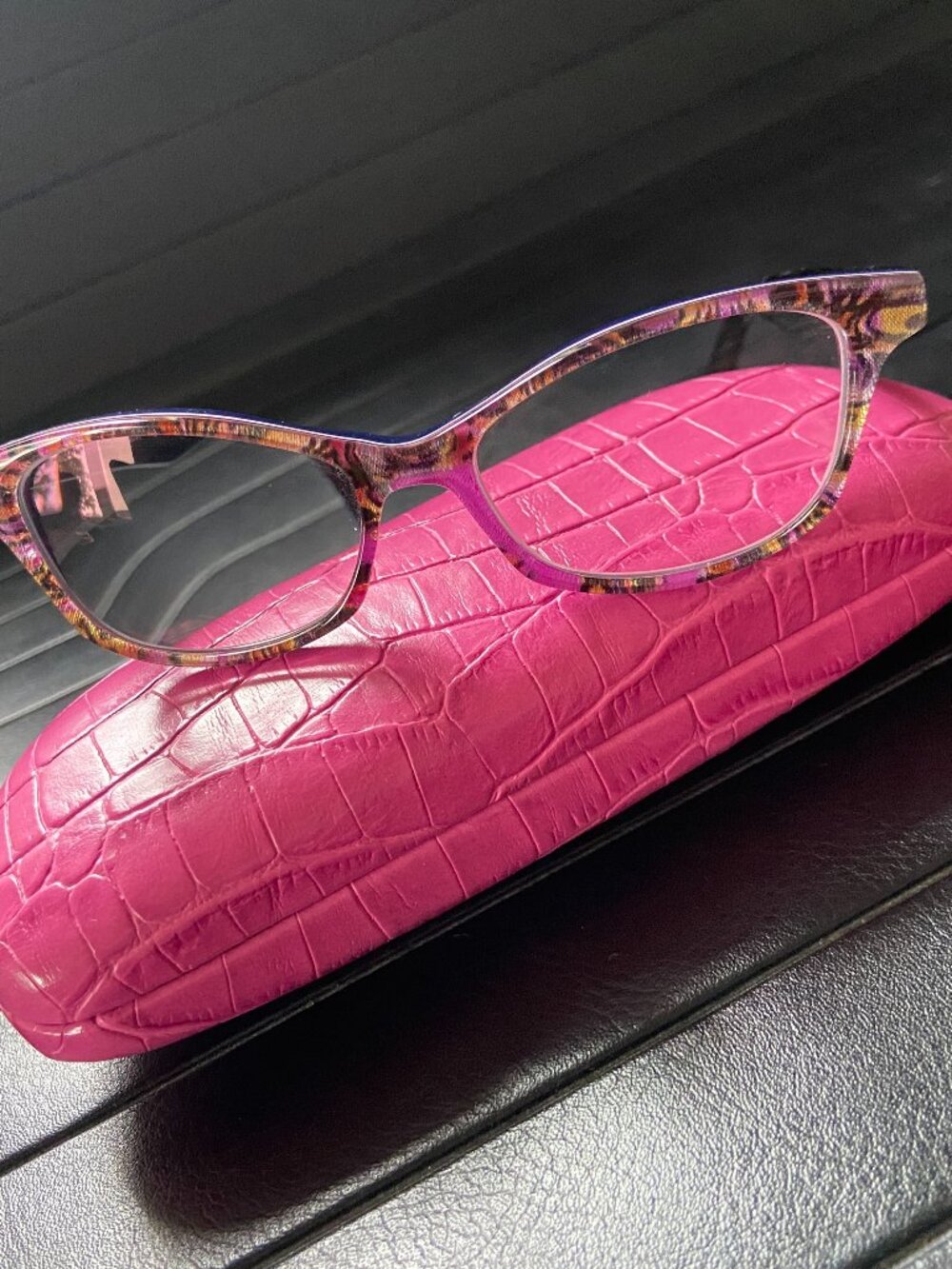 Silk Fabric Acetate Eyeglass Frames